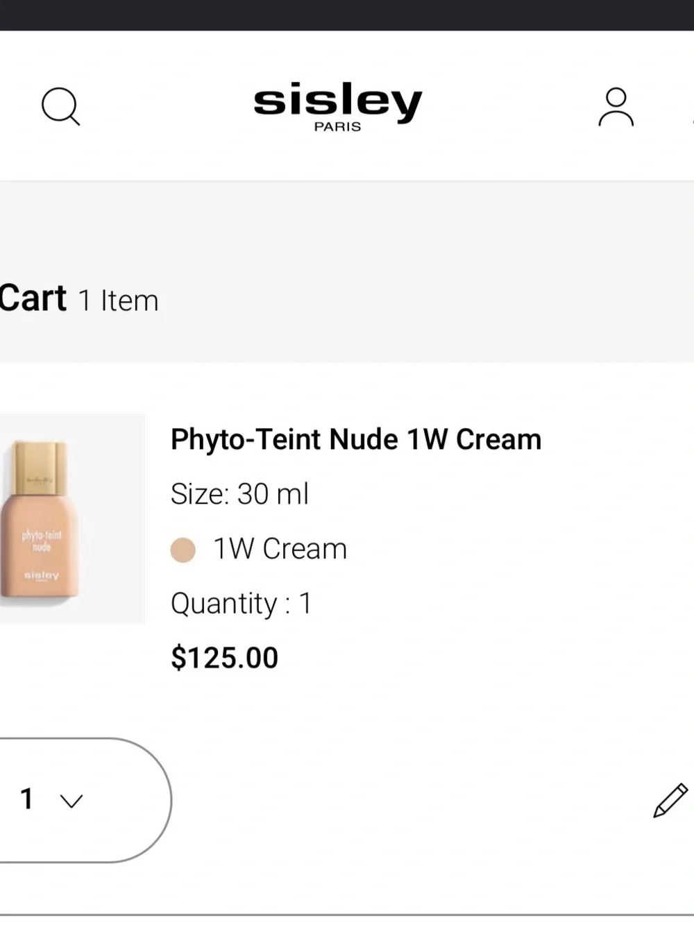1W Cream SISLEY Phyto-Teint Nude Foundation